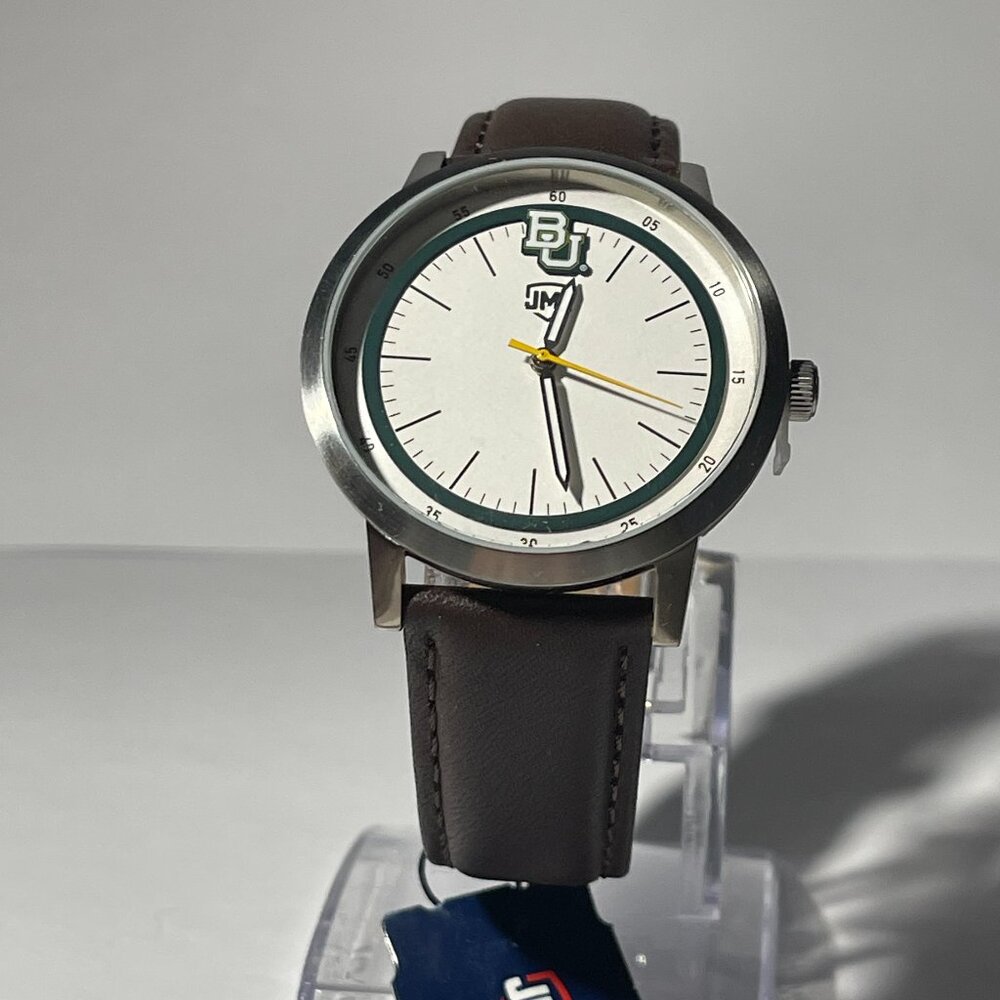 Baylor Bears OFFICIAL NCAA Genuine Leather Watch by Jack Mason !!!NEW!!!